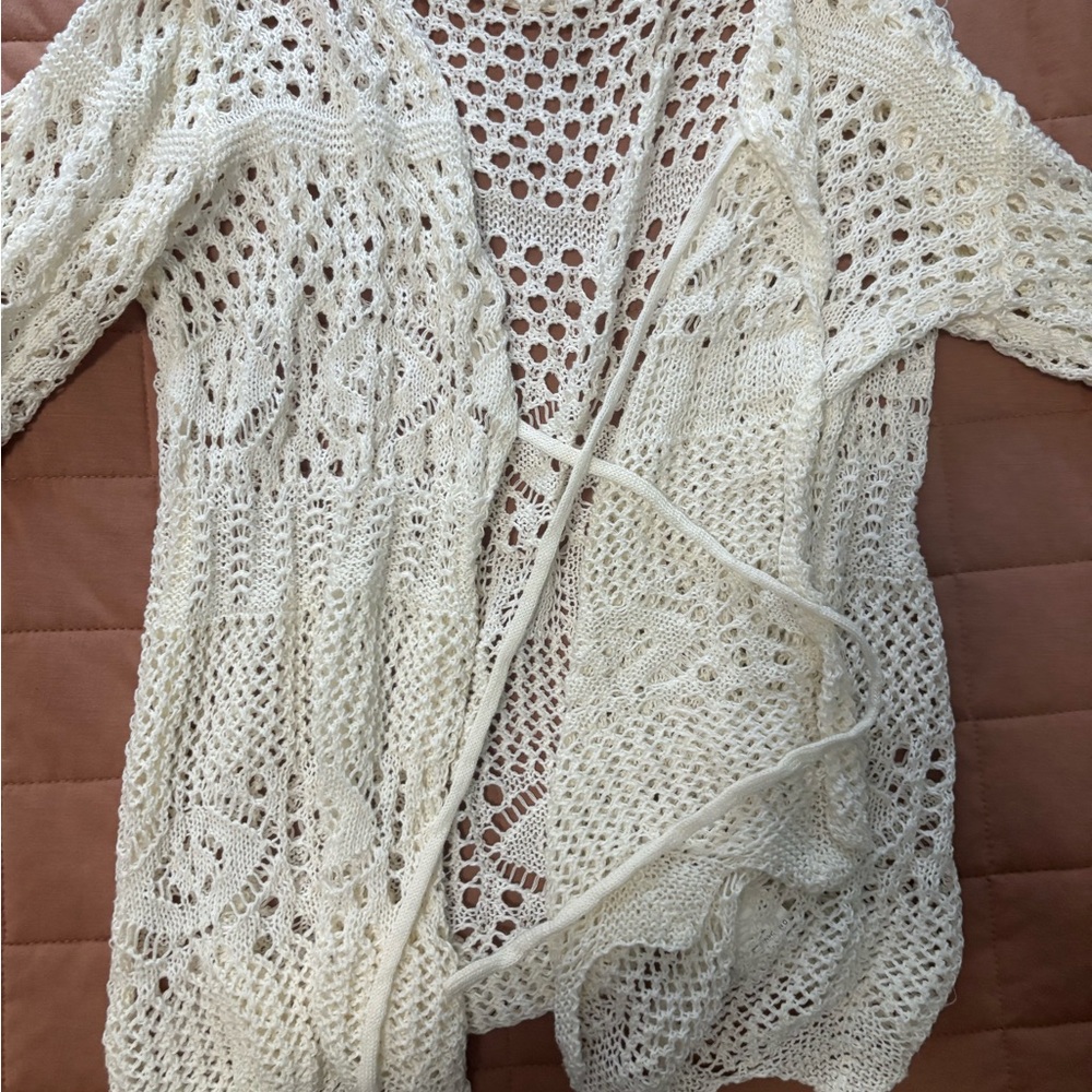 Elegant Cream Knit Sweater